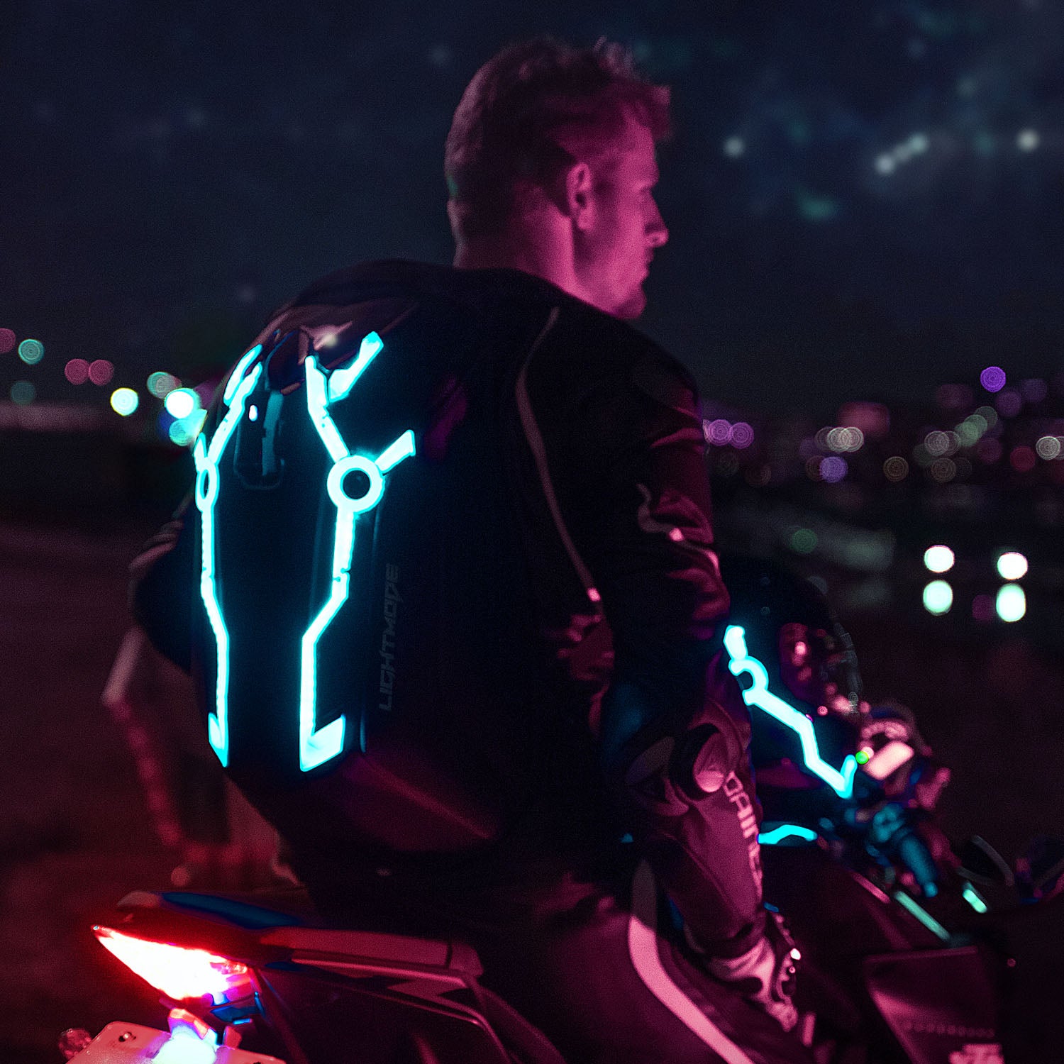 Led motorcycle jacket best sale